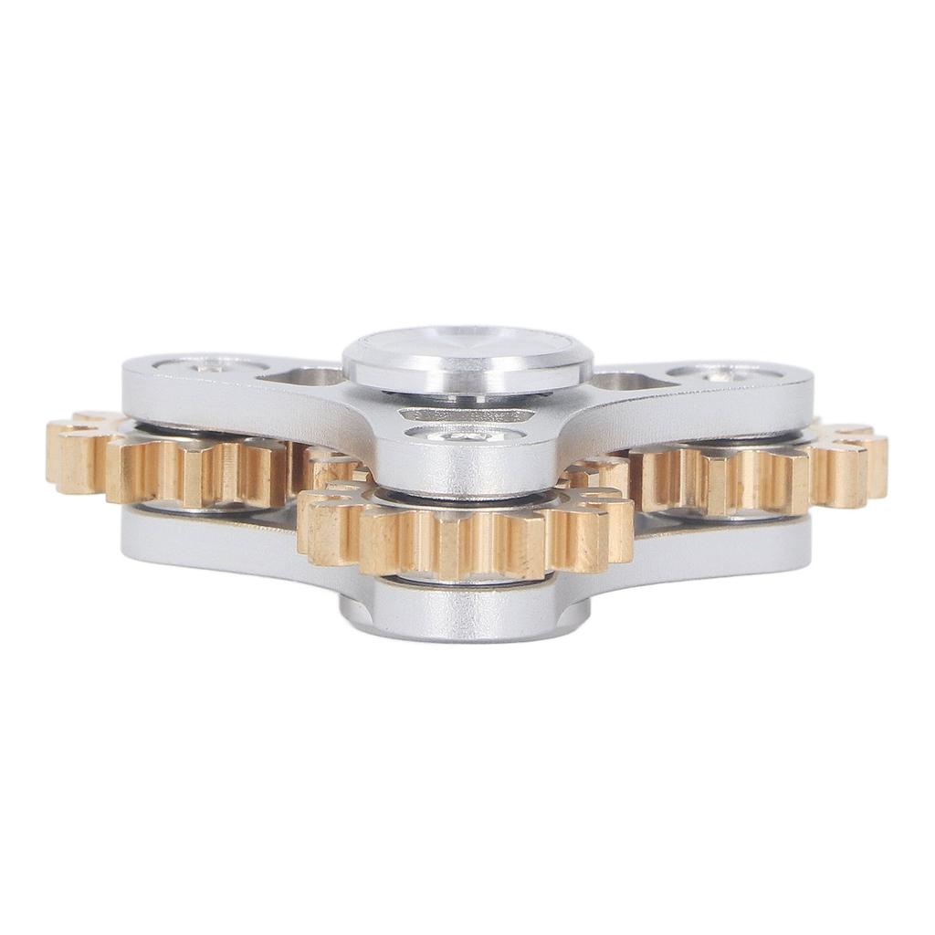 4 Gears   Bearing Toy Stress Reducer Anxiety Game Brass   Bearing Toy for Kids Adult