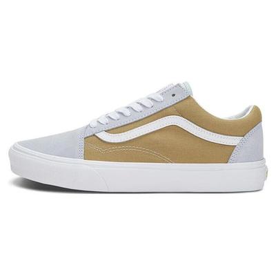 Old Skool Retro Low Top Skateschuhe Unisex Sneaker Weiß Braun VN0A5KRSC30