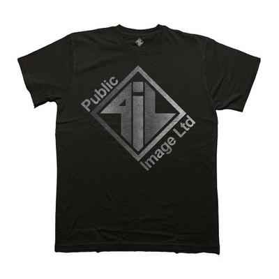 PIL (Public Image Ltd) Unisex Adult Steel Logo Brushed T-Shirt