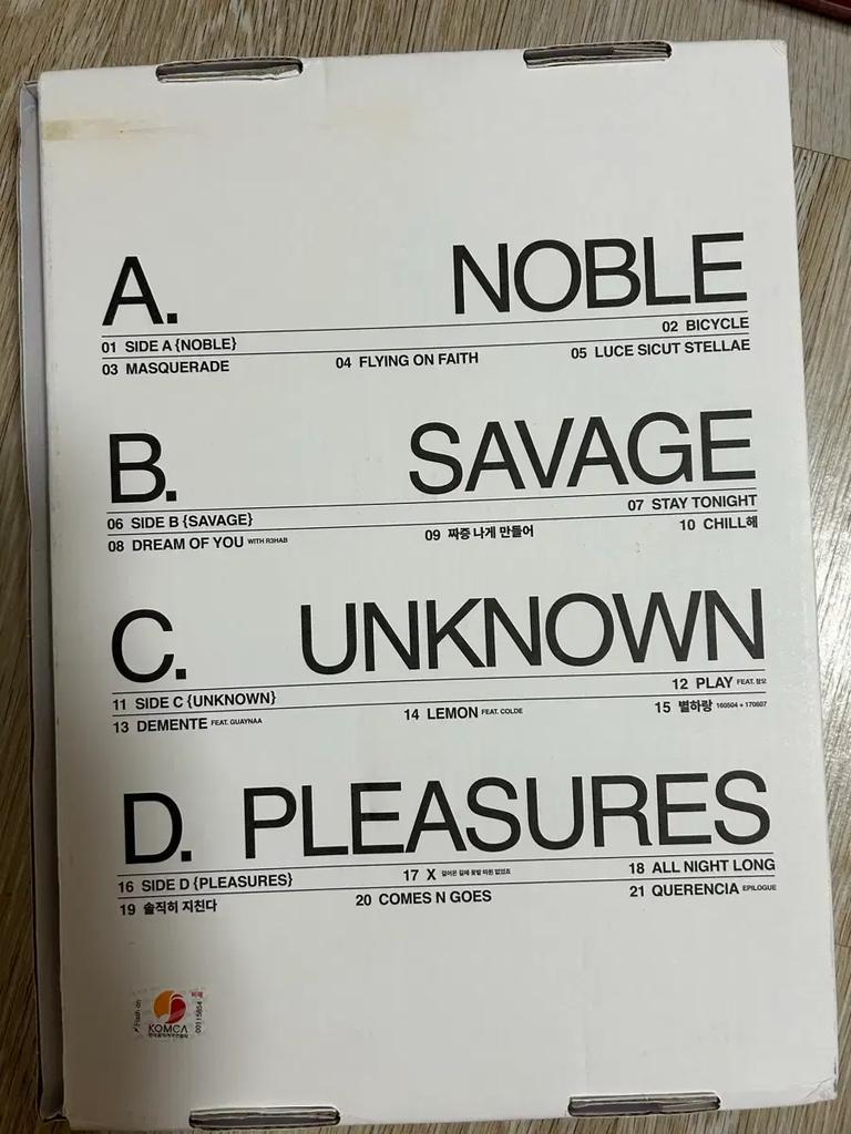 Chungha Querencia's 1st Album - Autographed Album Used