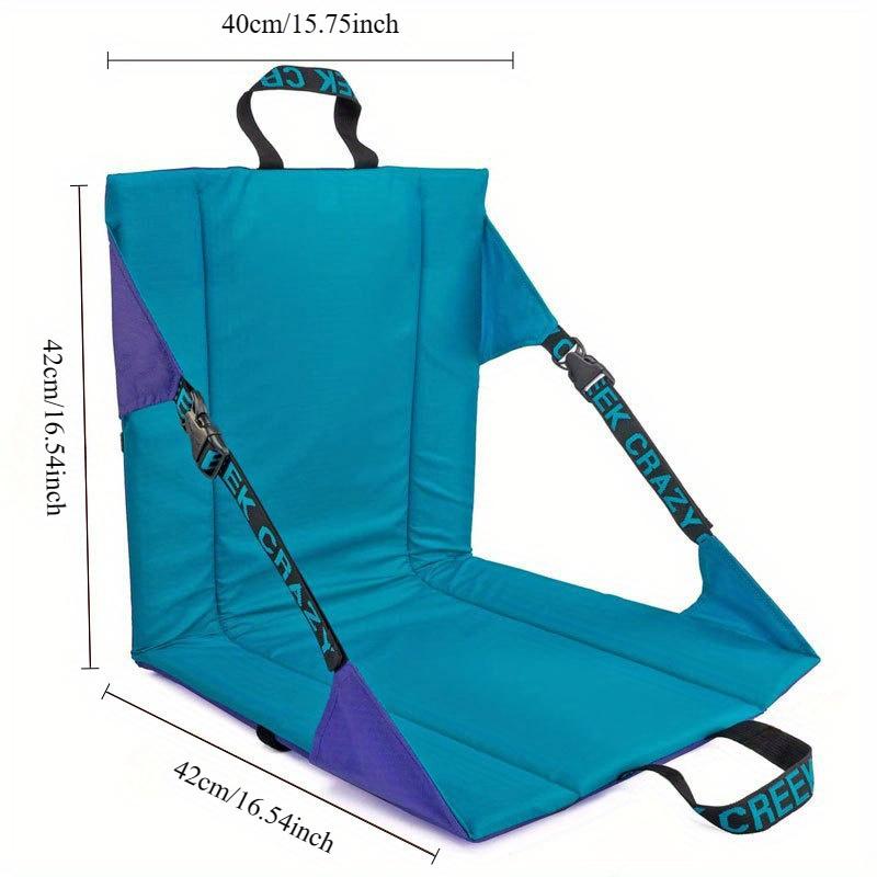 Przenośne krzesło kempingowe Piknikowe siedzisko zewnętrzne Poduszka, Gruba wodoodporna poduszka Oxford, Składane krzesło Outdoor Artykuły dla entuzjastów pieszych wędrówek