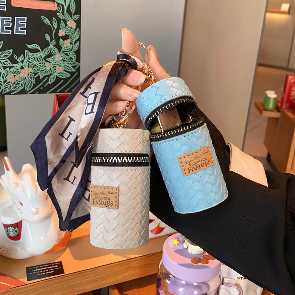 Versatile explosion high luxury change bag trendy bucket mouth red envelope simple pendant women's small wallet small bag