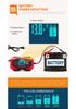 E-FAST 12V/24V Dual Voltage Smart Car & Motorcycle Battery Charger with Screen Display