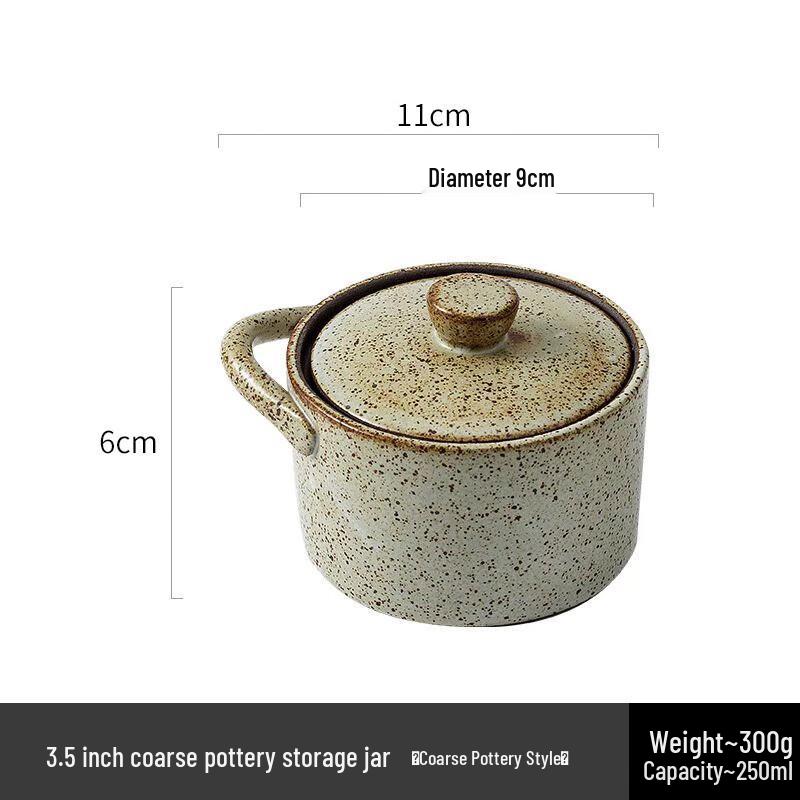 Набор из 2-х керамических банок для хранения с крышками