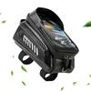 1.5L Bicycle Phone Front Frame Bag 7.4 Inch Touchscreen Bike Frame Front Tube Bag Waterproof for Phones Under 7.4 Inch