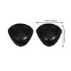 Kleb-Push-Up-BH-Einlagen | Verdickte klebrige Brusthebe-Pads | Damen-Badeanzug-Bikini-Cup-Verstärker | Herz-/Dreieck-Stil