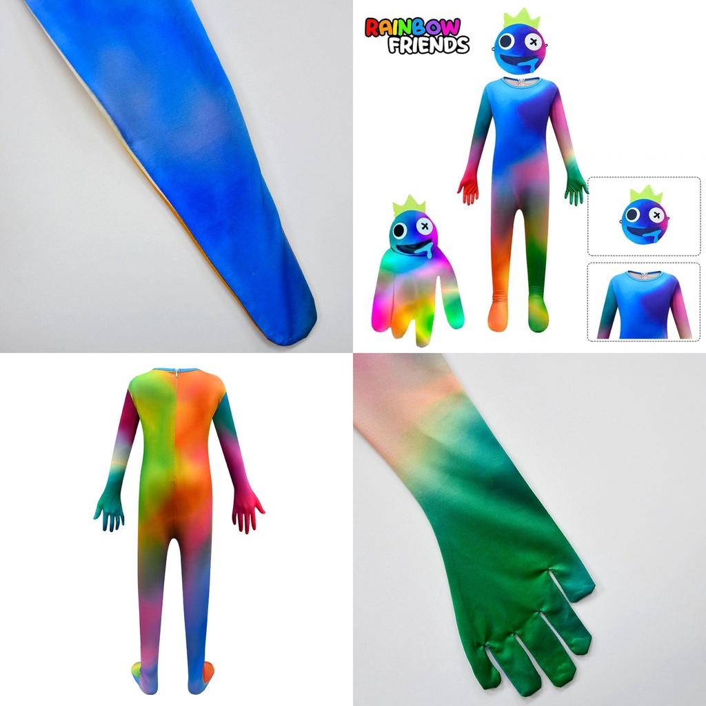 Colorful And Bright Roblox Rainbow Friends Cosplay Costume Jumpsuit Suitable For All Occasions