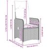 Garden Dining Set 7 Pcs Black Poly Rattan