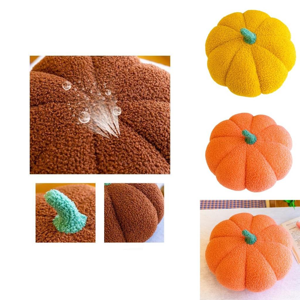 Cute Plush Pumpkin Pillow For Halloween And Home Decoration Soft And Skin-friendly Fabric