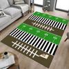 1PC Football Field Non-Slip Floor Carpet Compatible for Office&Living Room&Bedroom&Dining Room - Flat - Weave Machine-S0394