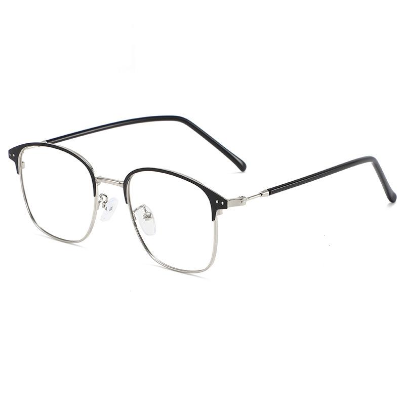 Pochromic Frameless Eyeglasses for Men Fashion Glasses Anti Radiation Eye Sunglasses for Men Korean Glasses Rectangle Compute