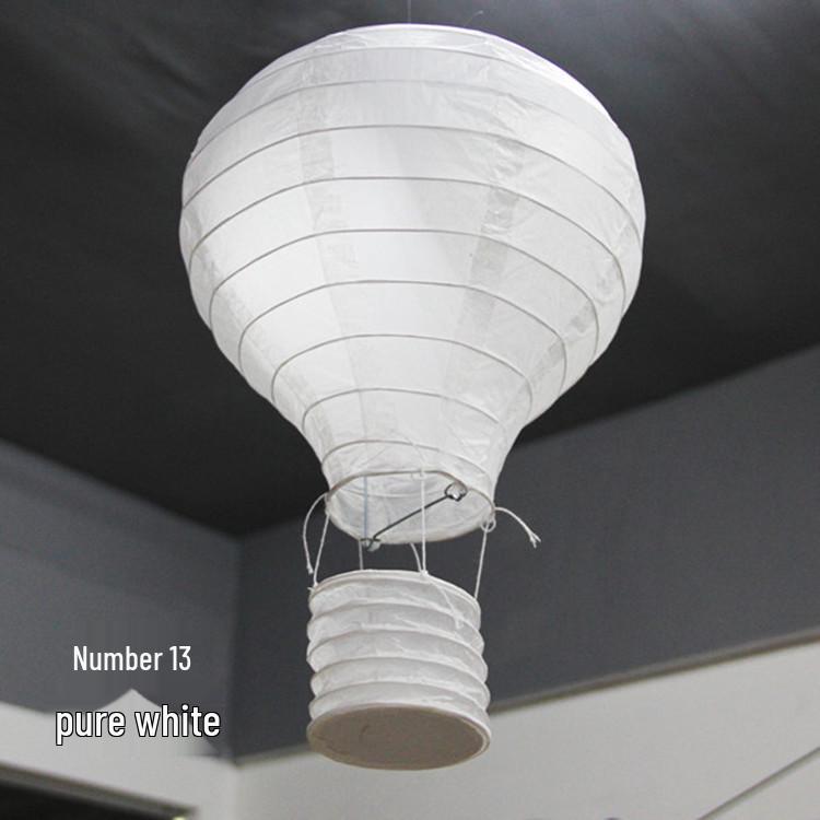 Hand-Folded Rainbow Hot Air Balloon Lantern - Christmas, Birthday, Party, Kindergarten Hanging Decoration