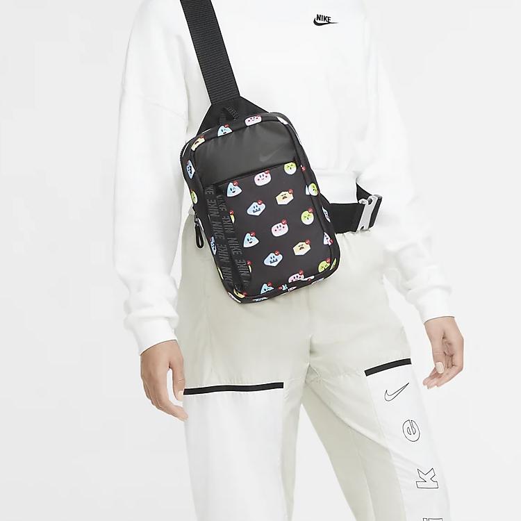 Nike Fabric Sling Bag, Fanny Pack Regular Unisex Black DC7363-010