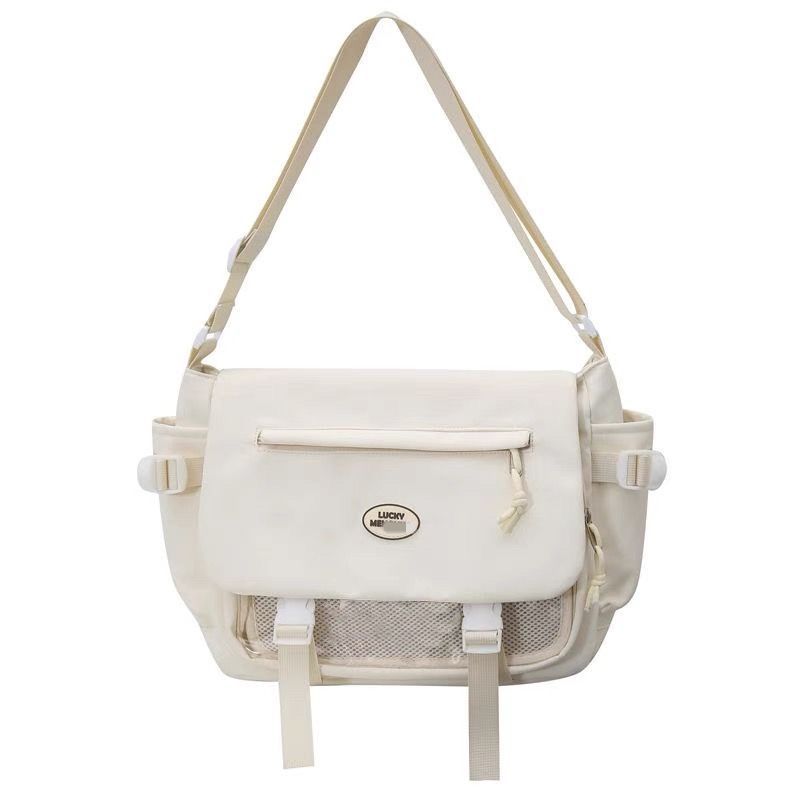 Daily Transparent Shoulder Crossbody Versatile Bar Secondary Campus College Style Pain Bag
