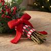 Gift Wrapping Supplies for Christmas 5m Woven Ribbon And Bouquet Packaging, Decorative Easy to Cut Crafting Knit Holiday Crafts DIY Bow Making,