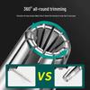 Premium Nose Hair Trimmer: Manual Trimmer for Men & Women, Shaving & Cleaning Tool for Nose and Nostrils