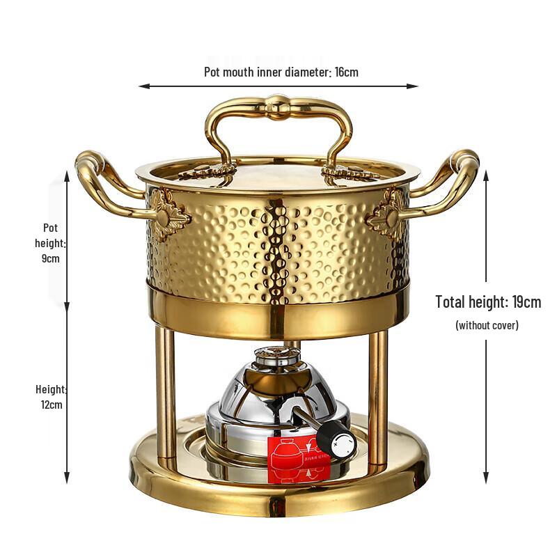 Jing Qing Fu 304 Stainless Steel Mini Hot Pot