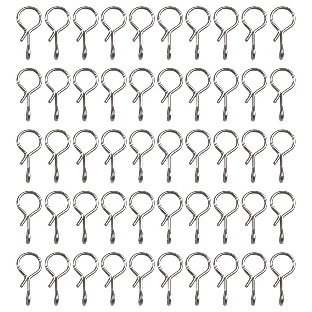 Premium Fly Fishing Snap Quick Change Connect for Flies Hook Lures Set of 50pcs