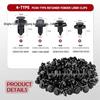 Universal Car Trunk Buckle Set - 120 PCS Expansion Screw Clips for Auto Parts