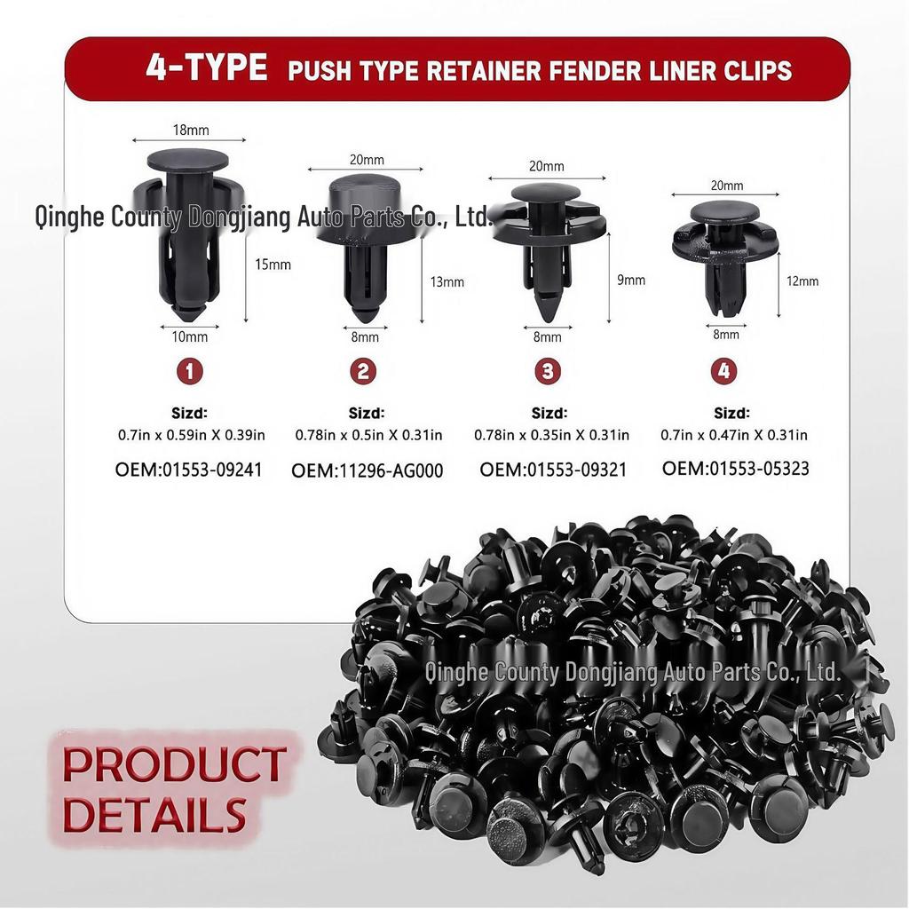 Universal Car Trunk Buckle Set - 120 PCS Expansion Screw Clips for Auto Parts