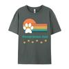 Pomeranian Dog Dad Vintage Retro Colorful Tshirt Men T Shirts Gifts Print Tshirts Casual Plus Size Tops Tee Graphic T Shirts
