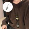 Collana Delicata a Forma di Fiaschetta da Vino Gioielli da Collo in Legno Gioielli per la Clavicola con Catena Regolabile per l'Uso Quotidiano o Feste