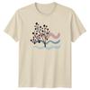 Modern Abstract Botanical Tree Art T-Shirt Nature Birthday Gift For Him And Her