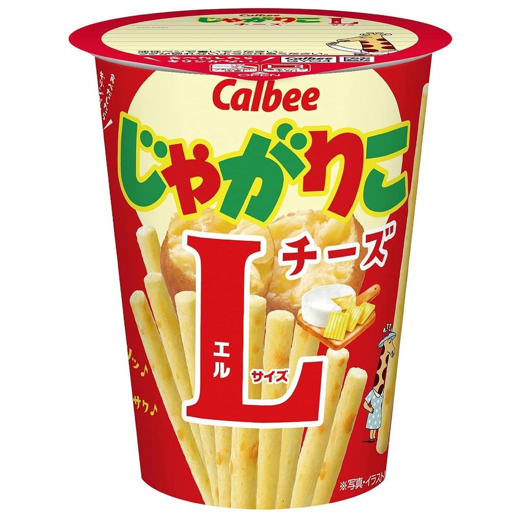 Jagariko Calbee Cheese L Size 66g x 12 pieces