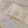 Machine Washable Faux Linens Short Curtain for Kitchen or Cafes with Elegant Atmosphere and Tassels Edges