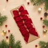 Rhinestone Tree Hanging Ornaments Red Gold Wreath Decorations Festive Gift Wrapping Bows  Christmas