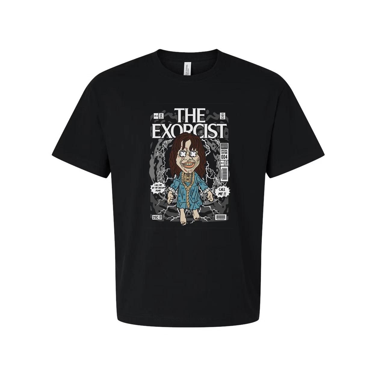 

The Exorcist Unisex Graphic Tee With Retro Comic Style Artwork For Horror Fans A M