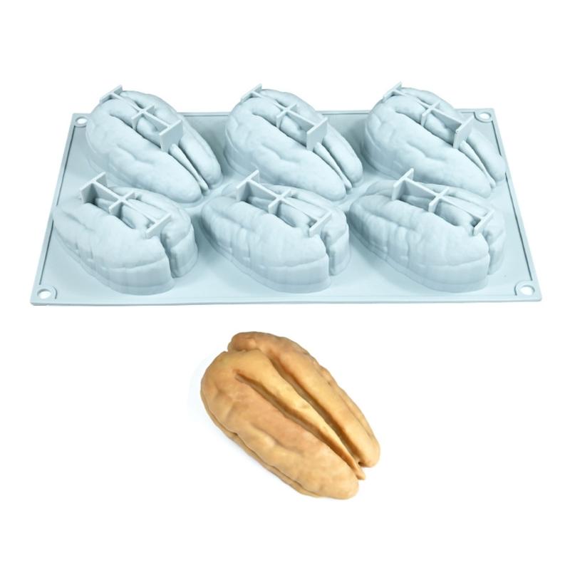 Flexible Silicone Baking Molds Perfect For Nut Inspires Dessert And Treats Mousse Cake And Chocolate Mould