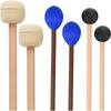 6-Piece Marimba Mallets Xylophone Mallets Drumsticks Set Marimba Mallets Portable Singing Bowl Mallets Professional Drumsticks