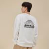 ASTRAL PROJECTION Signature Logo Loose Fit Sweatshirt_White