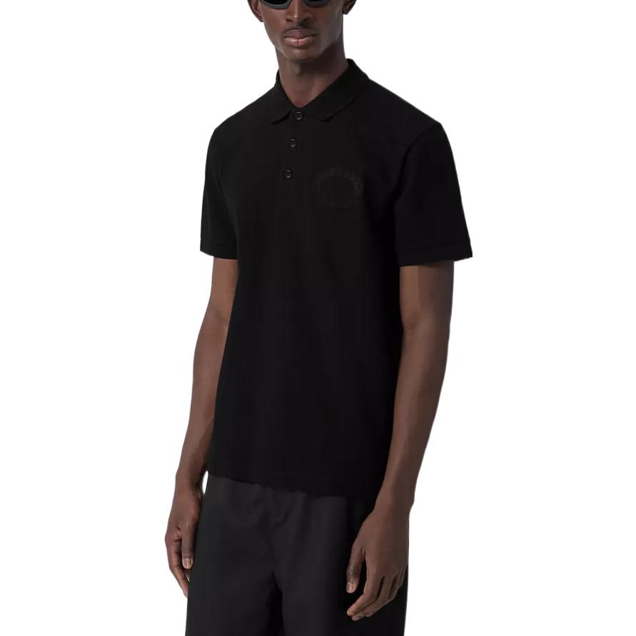 Burberry Oak Leaf Crest Cotton Piqué Polo Shirt 80651791