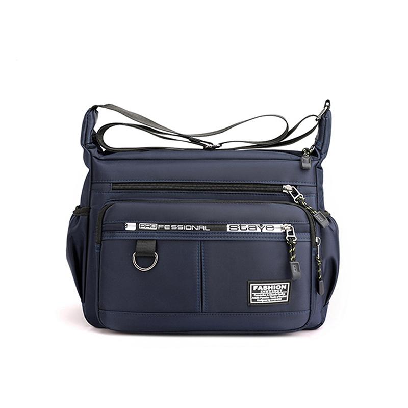 Men's Messenger Bag Crossbody Shoulder Bags Men Small Sling Pack For Work Waterproof Oxford Packs Satchel Purse