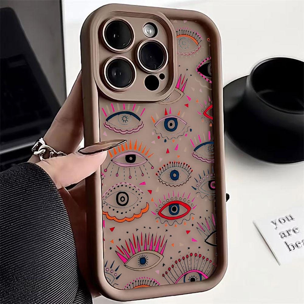 

Lucky Blue Eye Evil Eye Print Phone Case For HONOR X9D X9B X9A X8C X8B X8A X8 X7A X6A X7 X9 MAGIC 5 6 7 8 Y9 DIY Capa Case Cover HONOR X7A