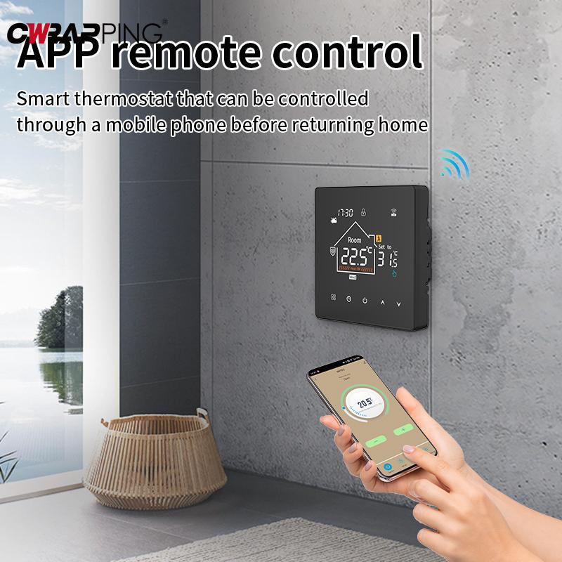 Floor Heating Thermostat Tuya WiFi Programmable Temperature Controller for Electric Warm Gas Boiler Smart Life Work for Home