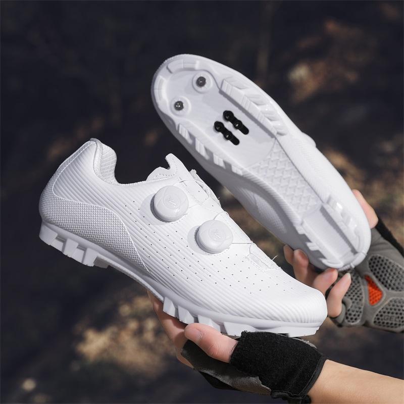 Cycling Shoe MTB Flat Pedal Bicycle Shoes Clit Man Cleats Shoes Bicycle Mountain Bike Shoe Racing Lock Footwear Cycling Sneaker