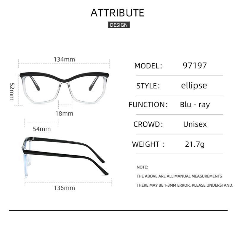 Anti-blue Light Glasses Fashion Cat Eye Eyewear Women Men Retro Luxury Eyeglasses Blue Light Blocking Man Lady Computer Eyeglas