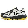 Kappa Retro Thick Sole Low Top Sports Casual Shoes Unisex sneakers White Black Yellow K0AY5MM60D-990A