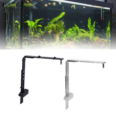 Fish Tank Lighting Holder Aluminum Alloy Aquarium Light Holder Stable Support Easy Installation Fish Tank Light Hanging Bracket