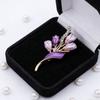 Ladies High-End Rhinestone Brooch, Light Luxury Versatile Pin, Exquisite Temperament Accessory