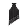 2026 Frühling Europäischer & Amerikanischer Stil Damen Spitze Patchwork Neckholder Top Weste