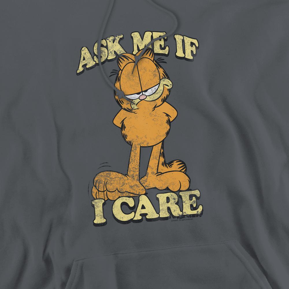 Garfield Mens Ask Me Hoodie