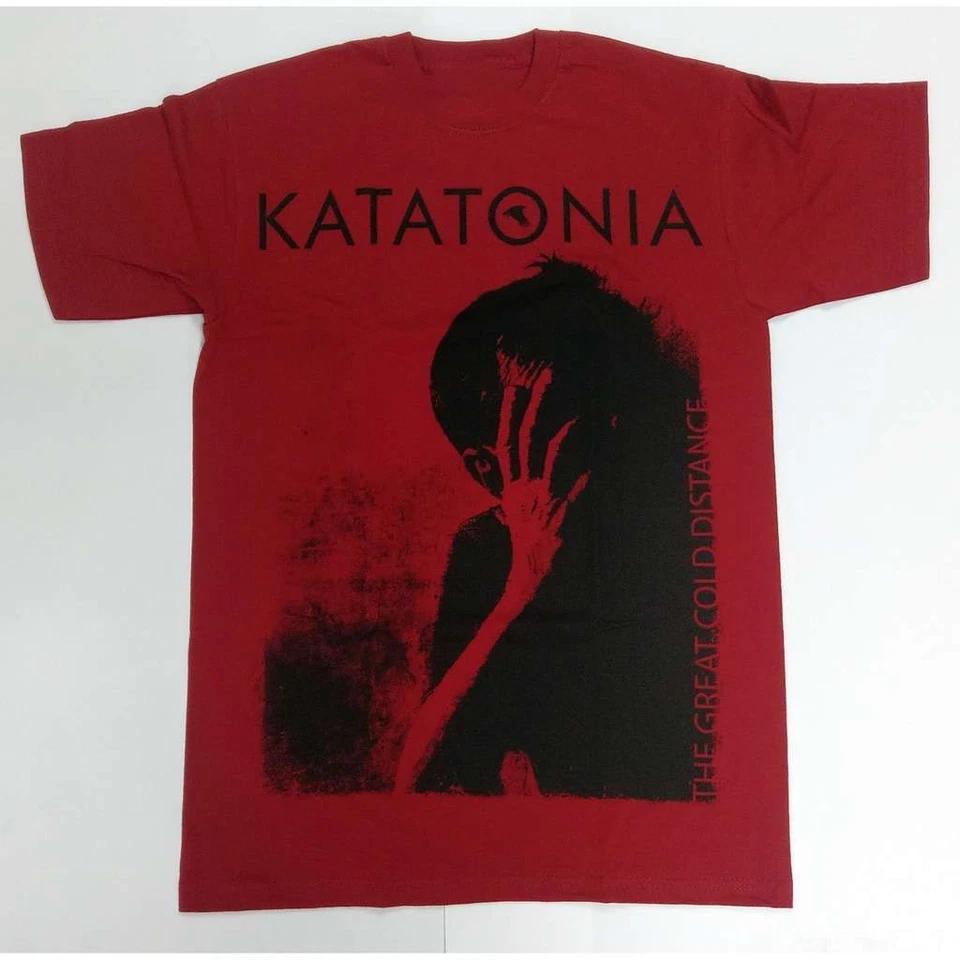 Katatonia - The Great Cold Distance Band Album Unisex Red T-Shirt Full Size
