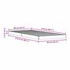 Floor Bed Frame White 90 x 210 cm Solid Pine Wood