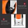 Blackheart Orange Face Swivel Casters 3" / 4" /5'' Wheel Industrial wheels  Industrial