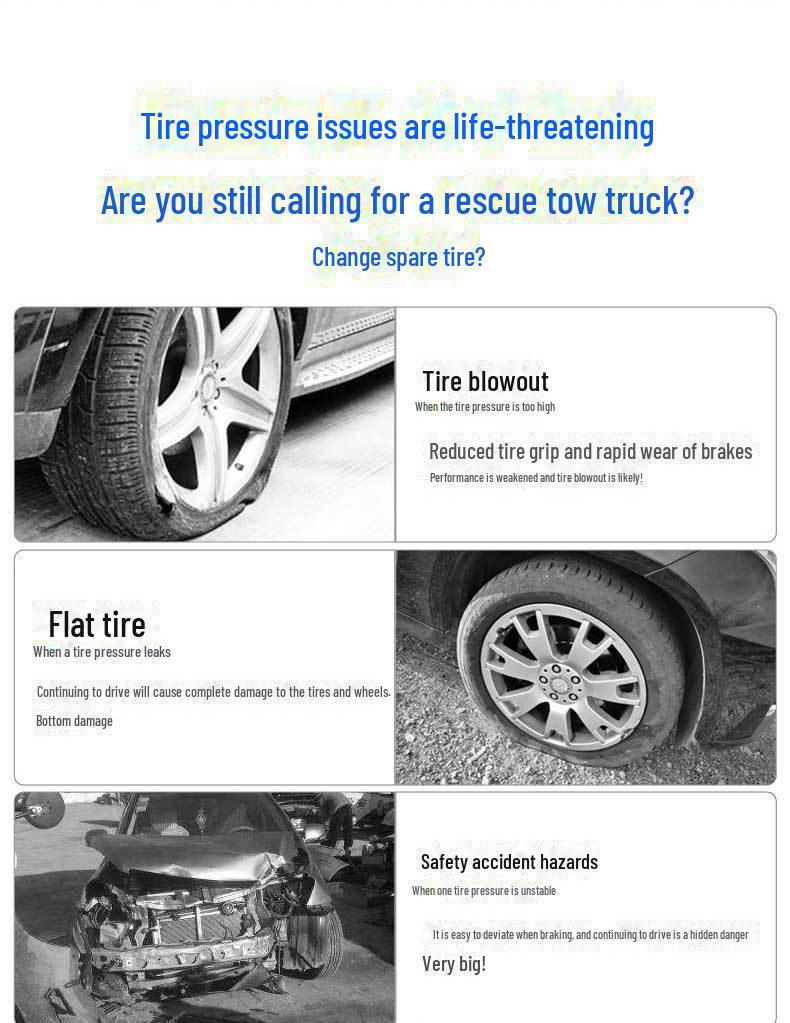 Tragbare kabellose Luftpumpe mit intelligentem Digitaldisplay für Autos und Fahrräder