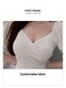 Rückenfreies Rüschenkleid für Damen im Sommer 2024 – Sexy Promi-V-Ausschnitt, kurzärmliger, enger Hüftrock
